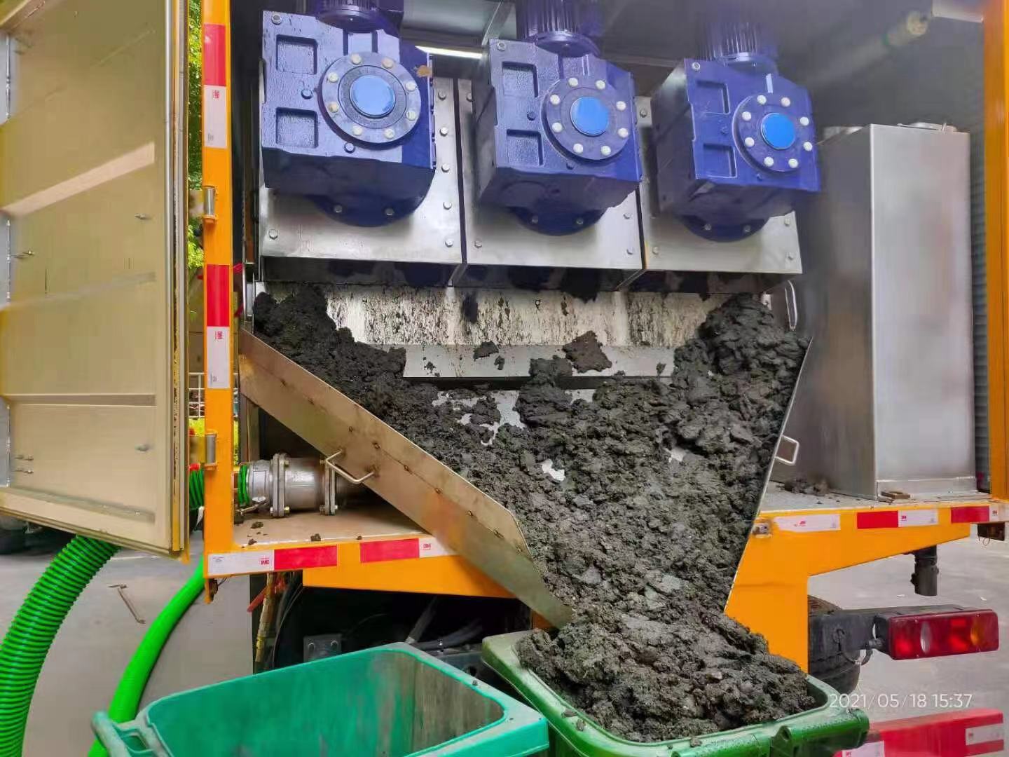 五营化粪池清掏城市维护站-泥浆净化干湿分离处理